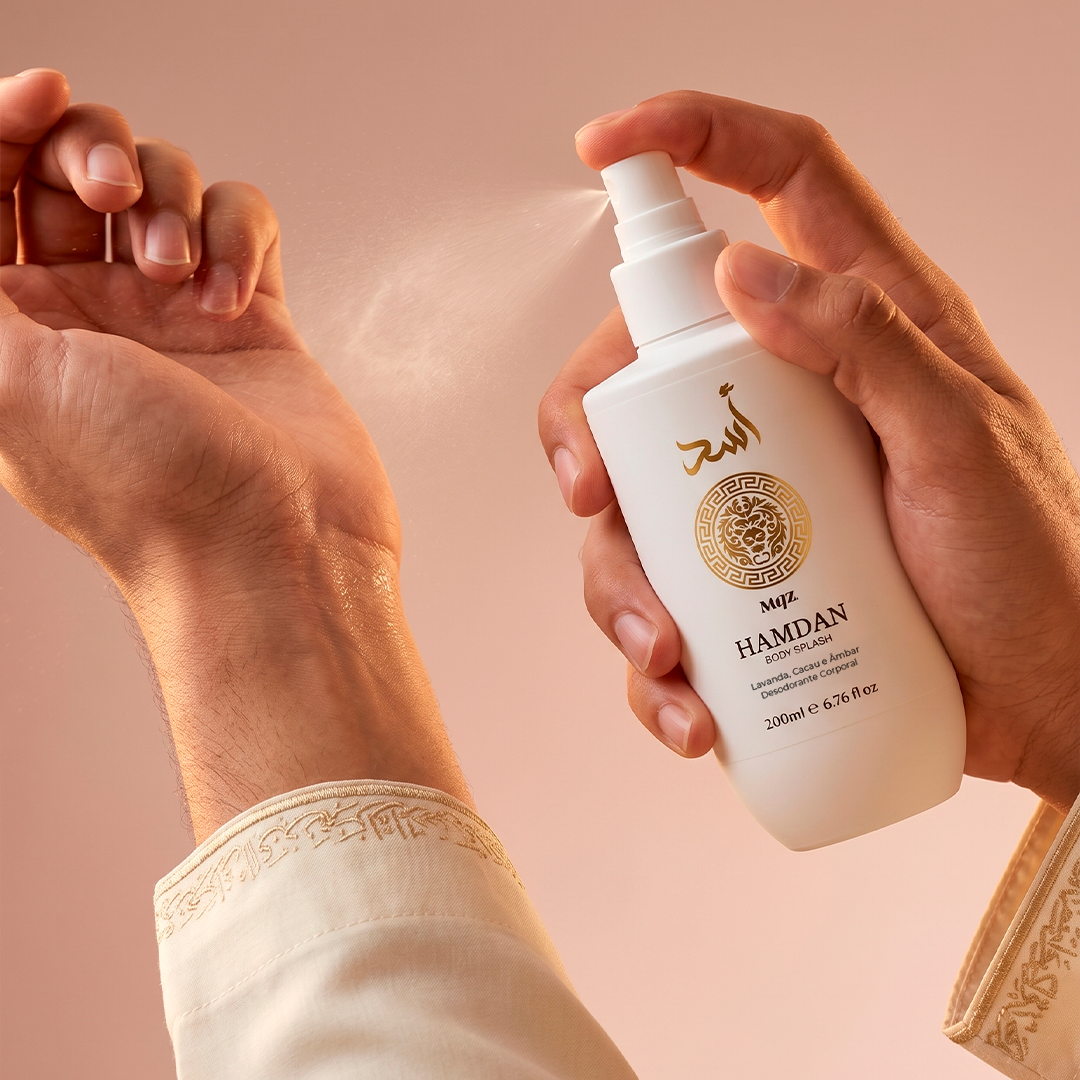 Mahra, Hamdan, Ahmed e Zayed - Kit 6 Body Splash Desodorante Colônia 200ml