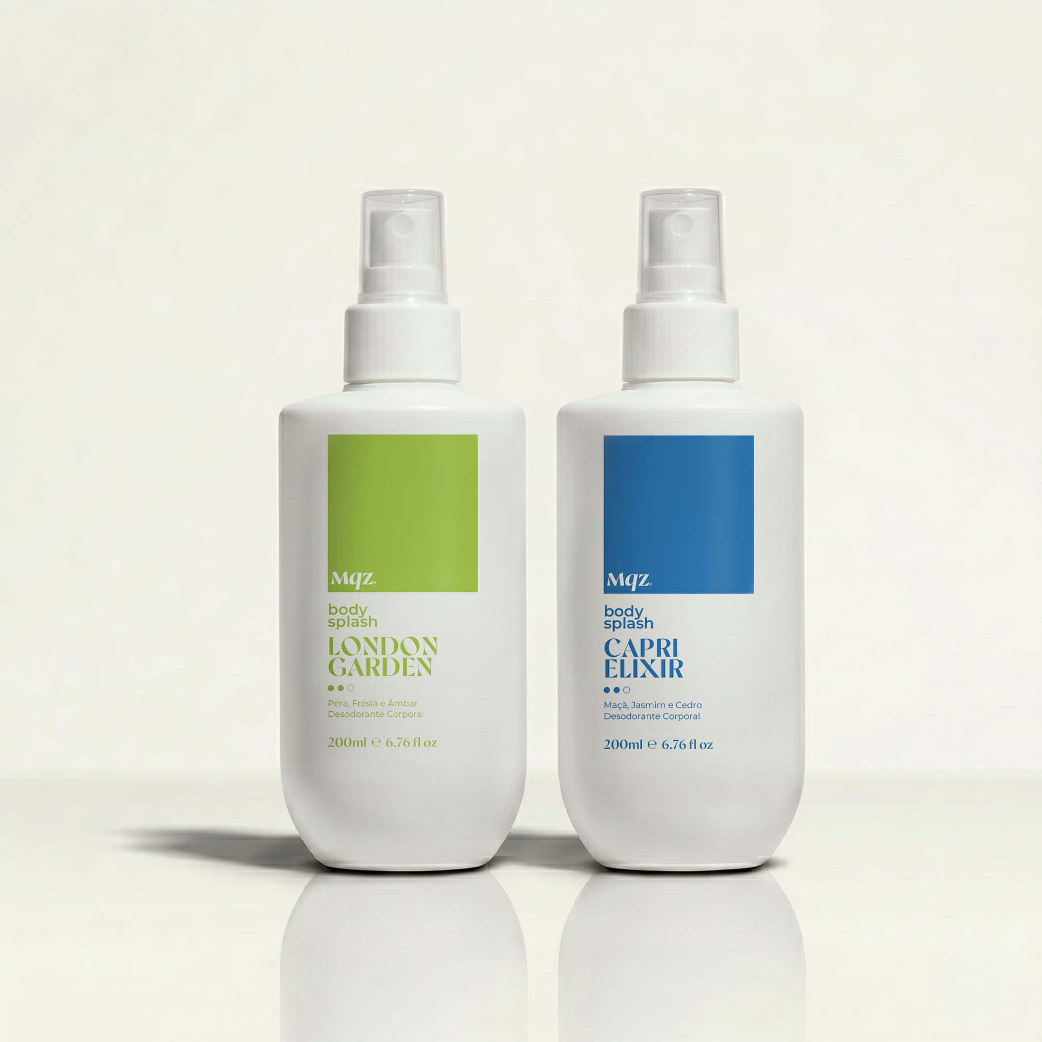 Capri Élixir e London Garden - Kit 2 Body Splash Desodorante Colônia 200ml