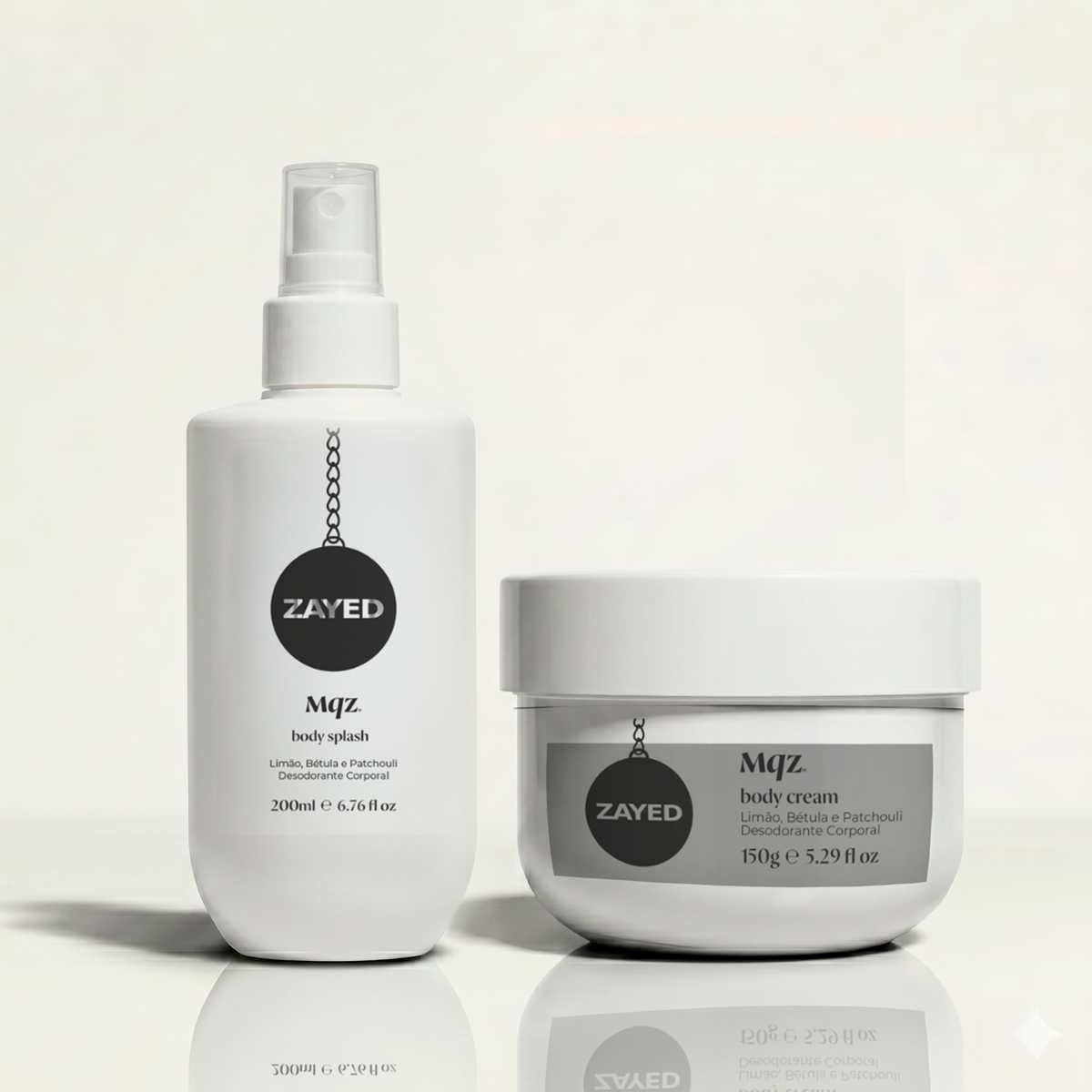 Zayed - Kit Body Cream e Body Splash Desodorante