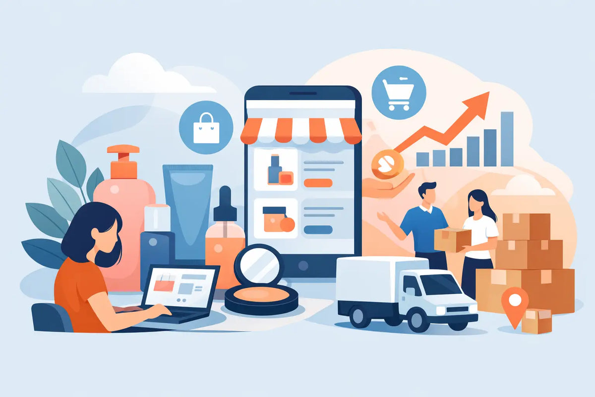 Como revender cosméticos online e vender mais