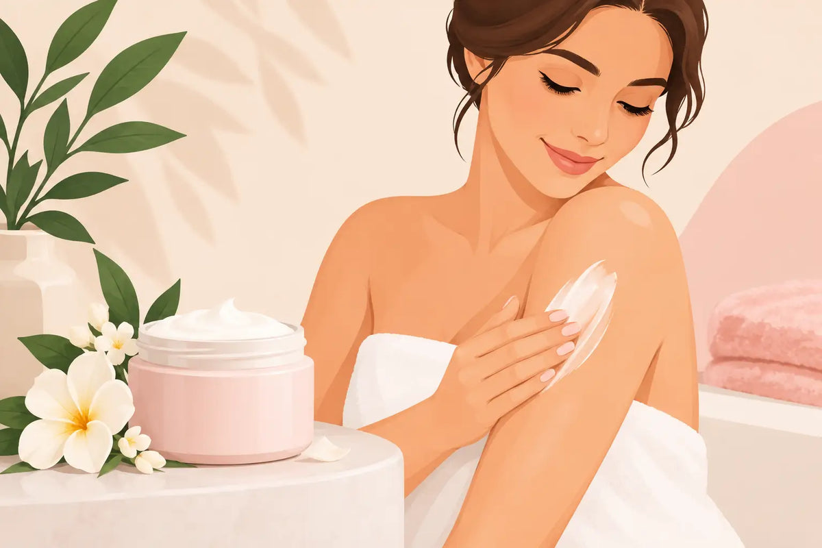 Creme corporal para pele macia e perfumada