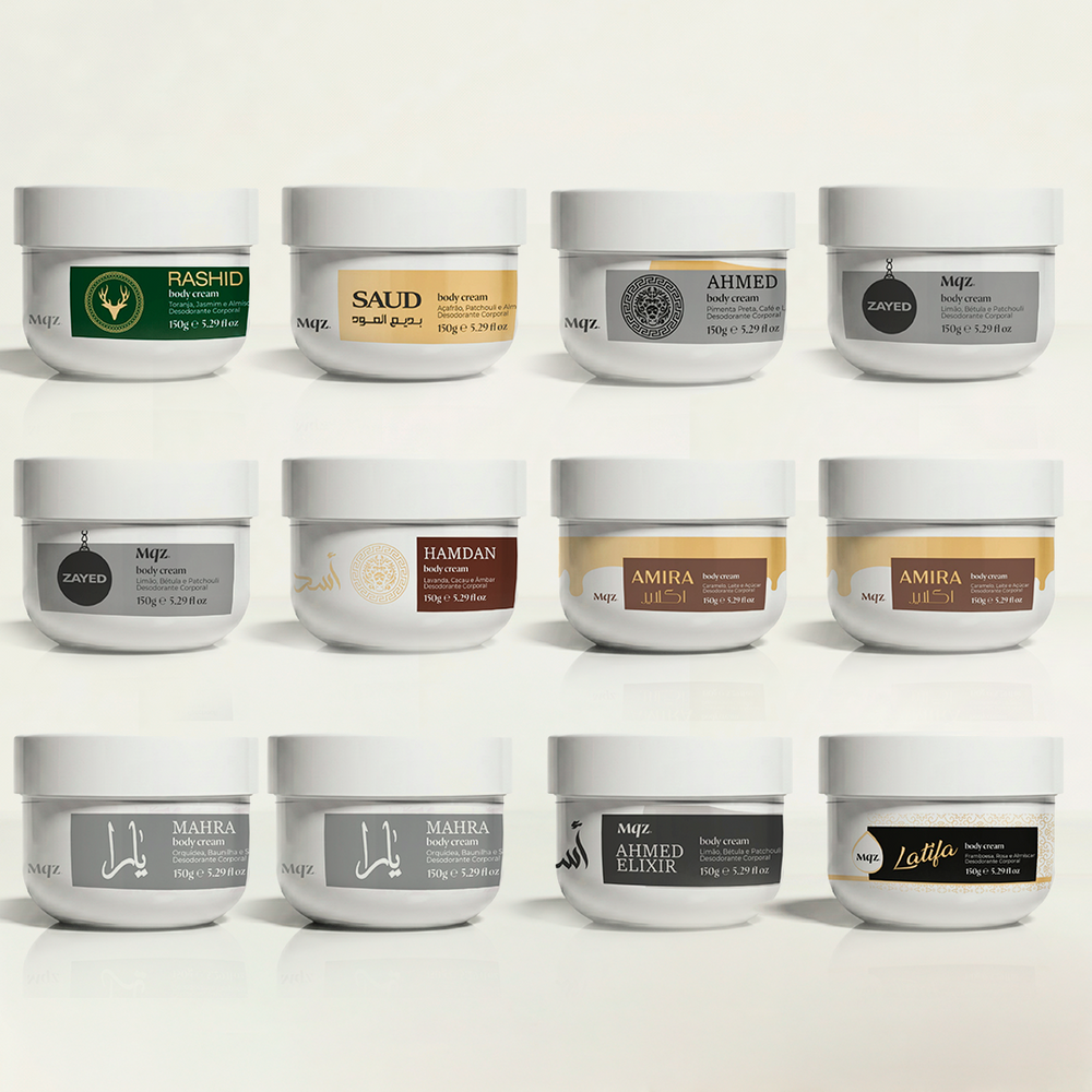 Kit 12 Body Cream Árabes