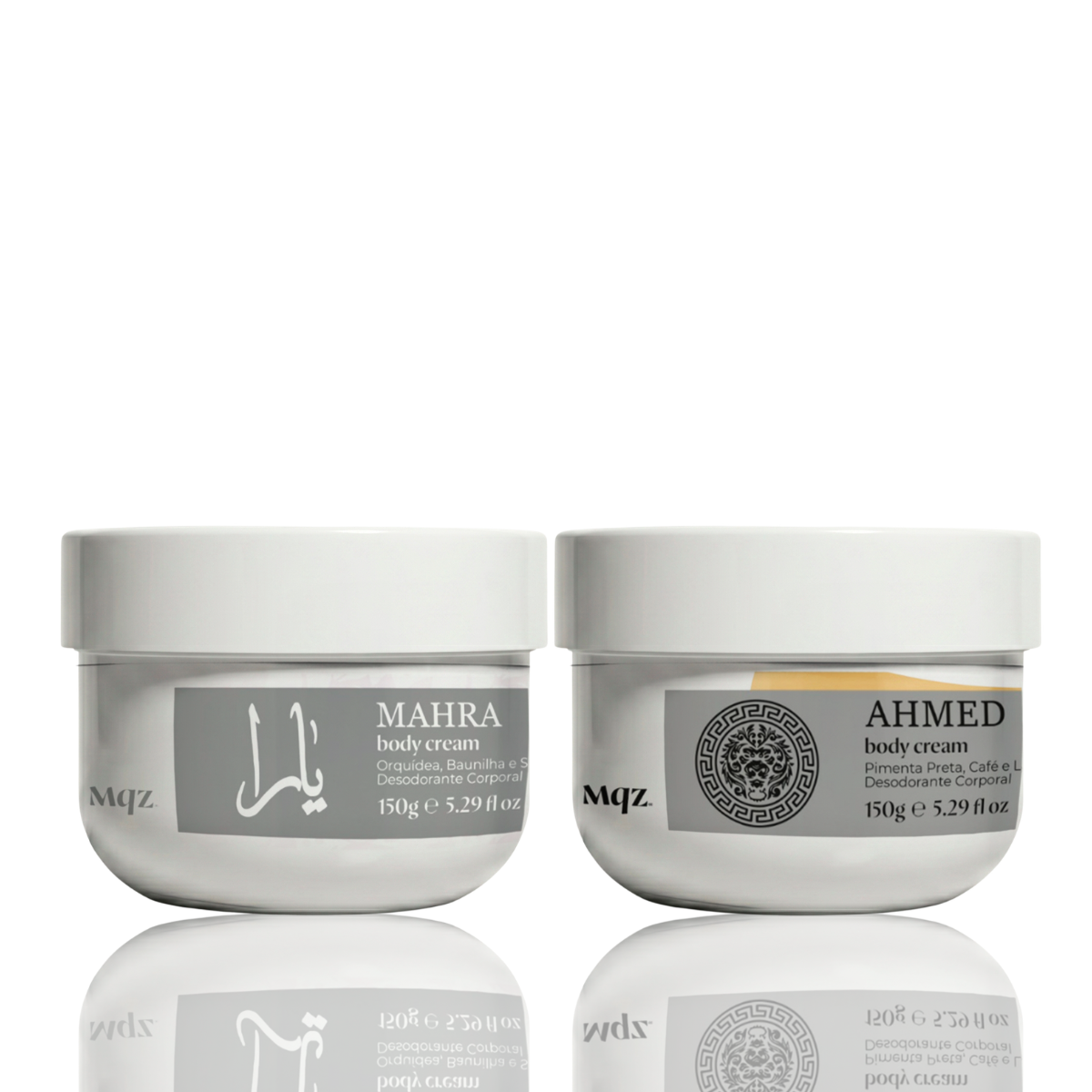 Mahra e Ahmed - Kit 2 Body Cream Desodorante Hidratante 150g