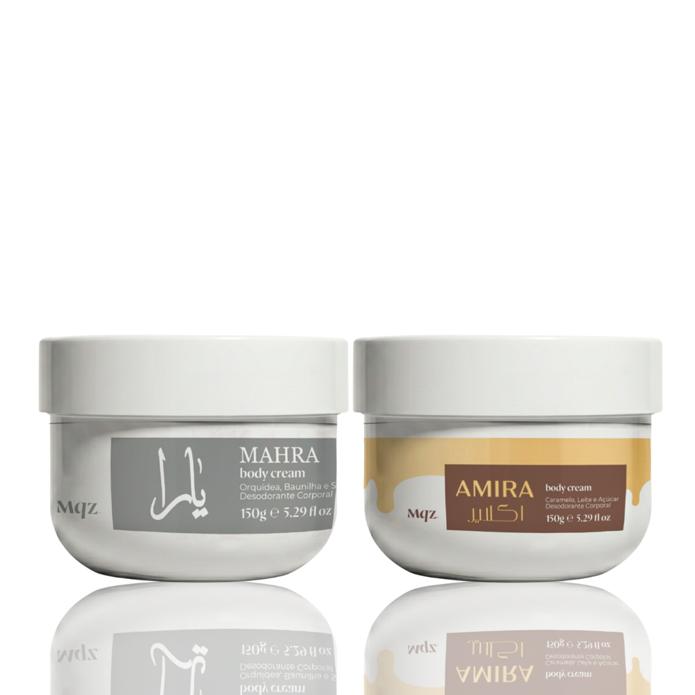 Mahra e Amira - Kit 2 Body Cream Desodorante Hidratante 150g