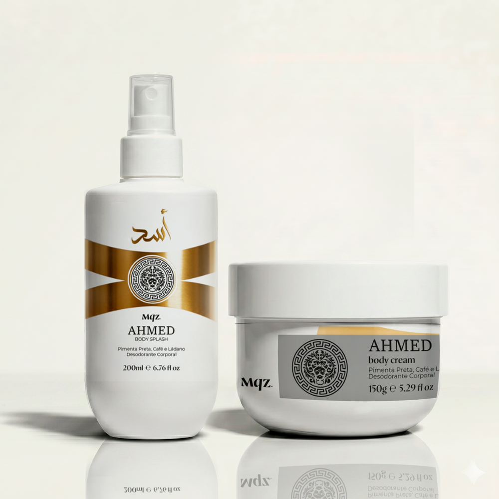 Ahmed - Kit Body Cream e Body Splash Desodorante