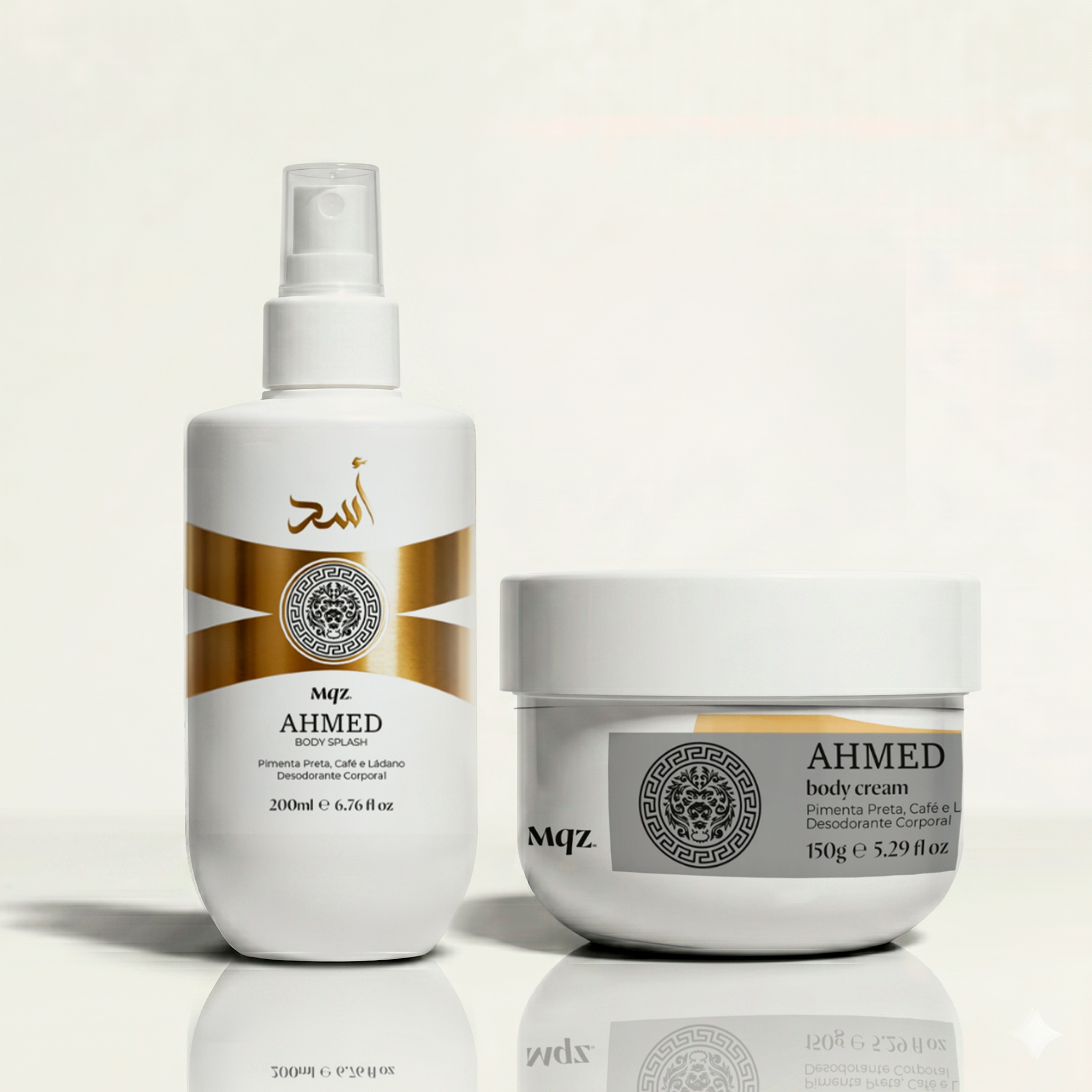 Ahmed - Kit Body Cream e Body Splash Desodorante