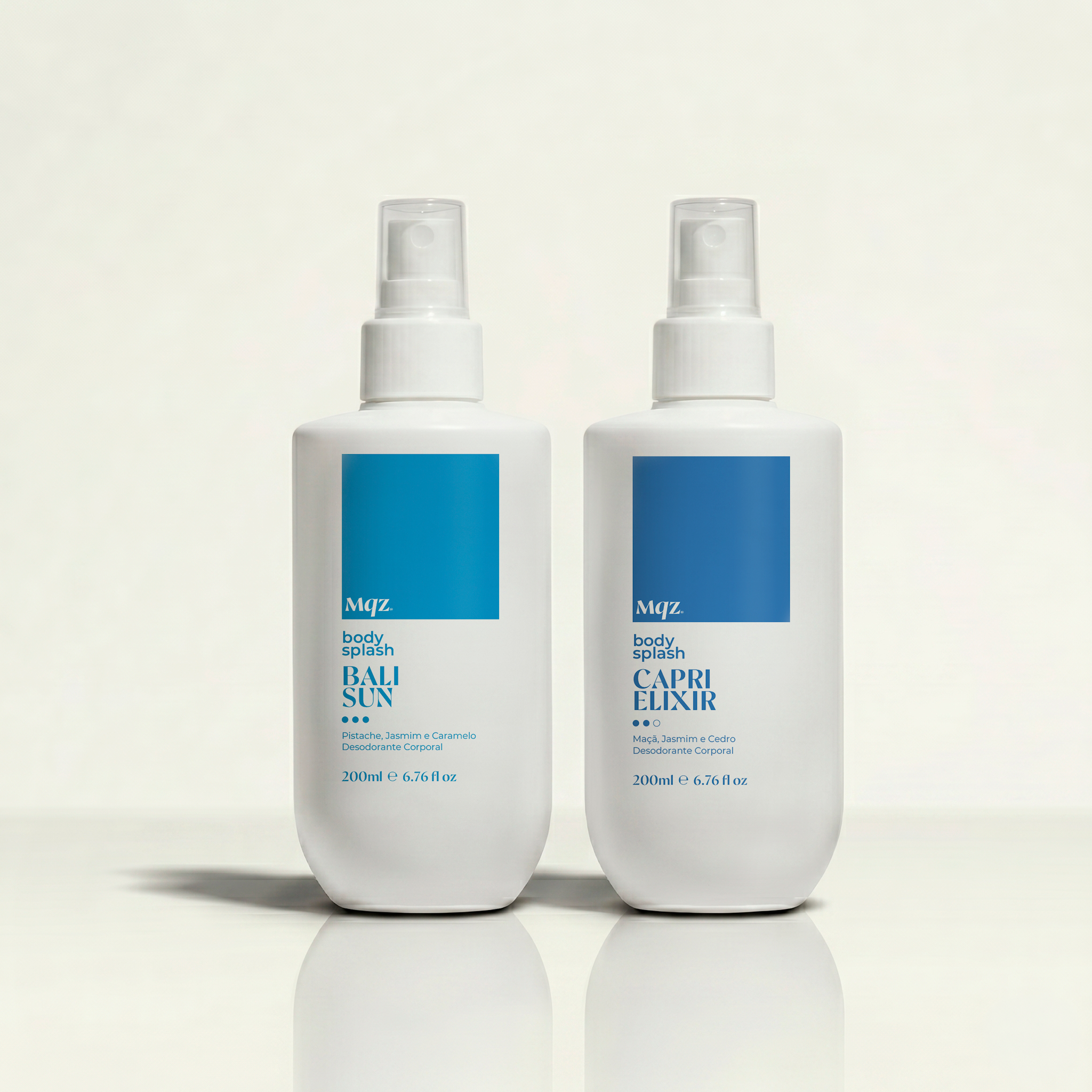 Bali Sun e Capri Élixir - Kit 2 Body Splash Desodorante Colônia 200ml