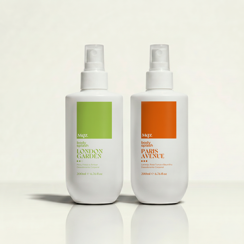 Paris Avenue e London Garden - Kit 2 Body Splash Desodorante Colônia 200ml