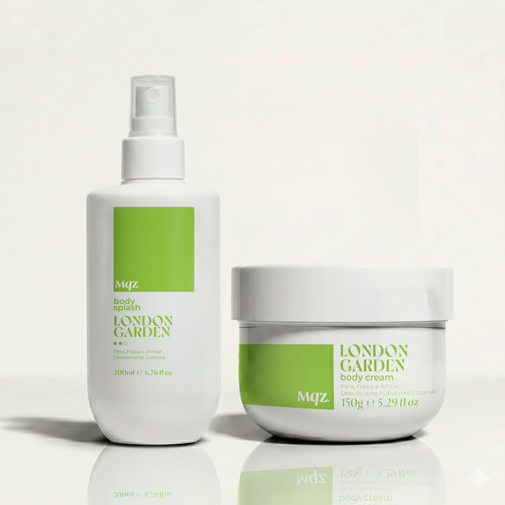 London Garden - Kit Body Cream e Body Splash Desodorante
