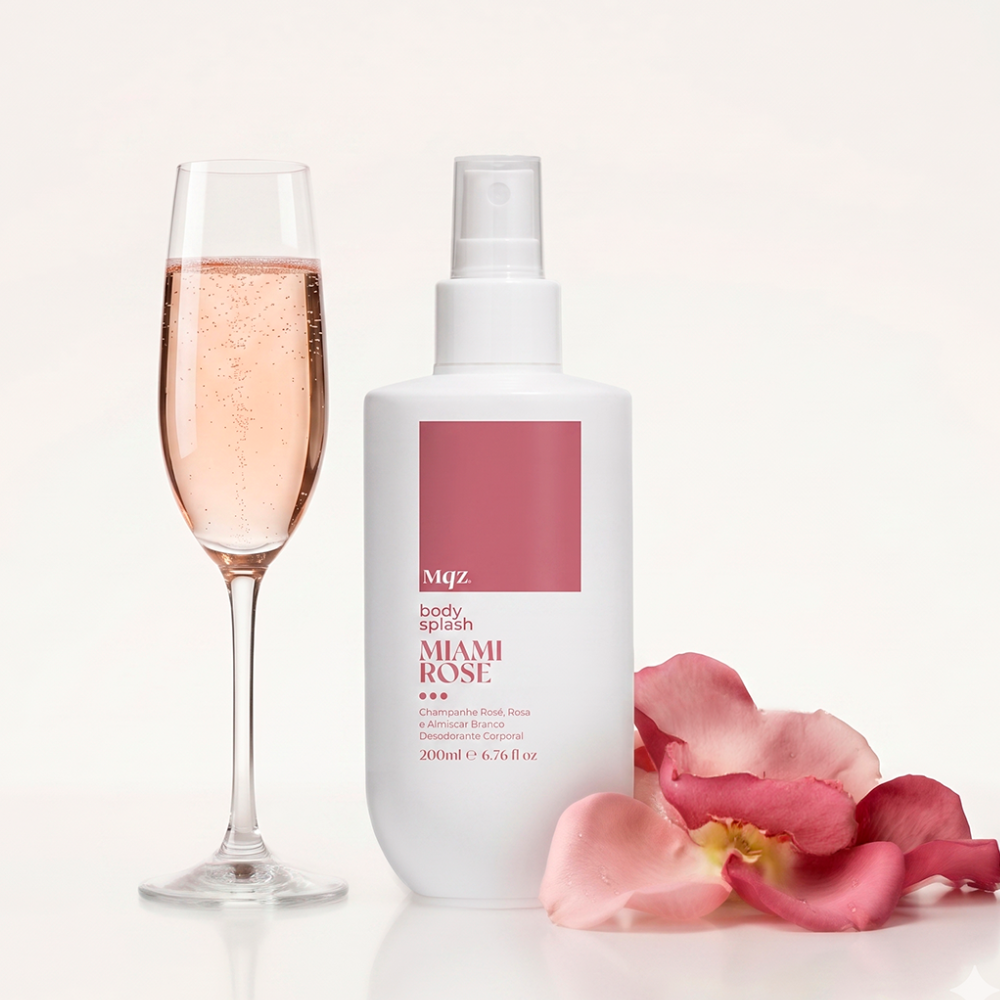 Miami Rose - Kit Body Cream e Body Splash Desodorante
