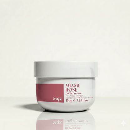 Miami Rose - Kit Body Cream e Body Splash Desodorante