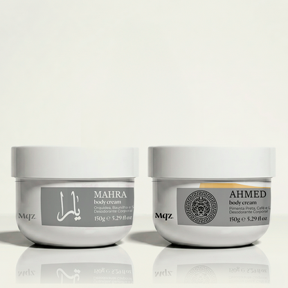 Mahra e Ahmed - Kit 2 Body Cream Desodorante Hidratante 150g