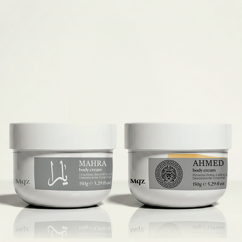 Mahra e Ahmed - Kit 2 Body Cream Desodorante Hidratante 150g