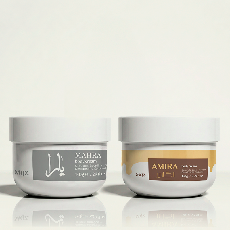 Mahra e Amira - Kit 2 Body Cream Desodorante Hidratante 150g