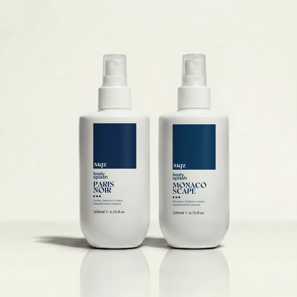 Paris Noir e Monaco Scape - Kit 2 Body Splash Desodorante Colônia 200ml