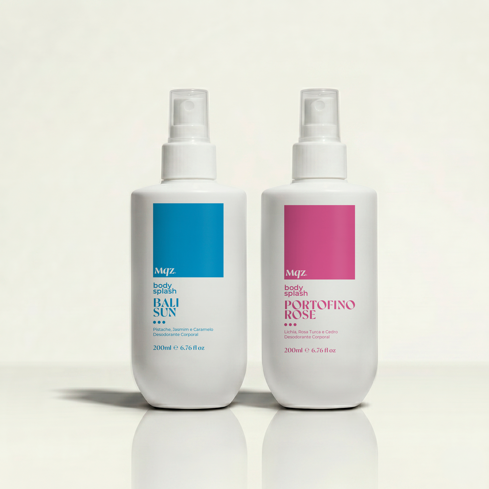 Portofino Rose e Bali Sun - Kit 2 Body Splash Desodorante Colônia 200ml