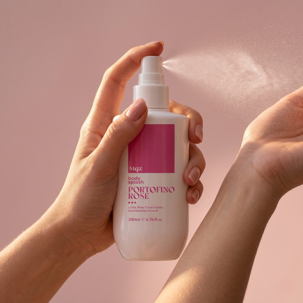 Capri Élixir e Portofino Rose - Kit 2 Body Splash Desodorante Colônia 200ml