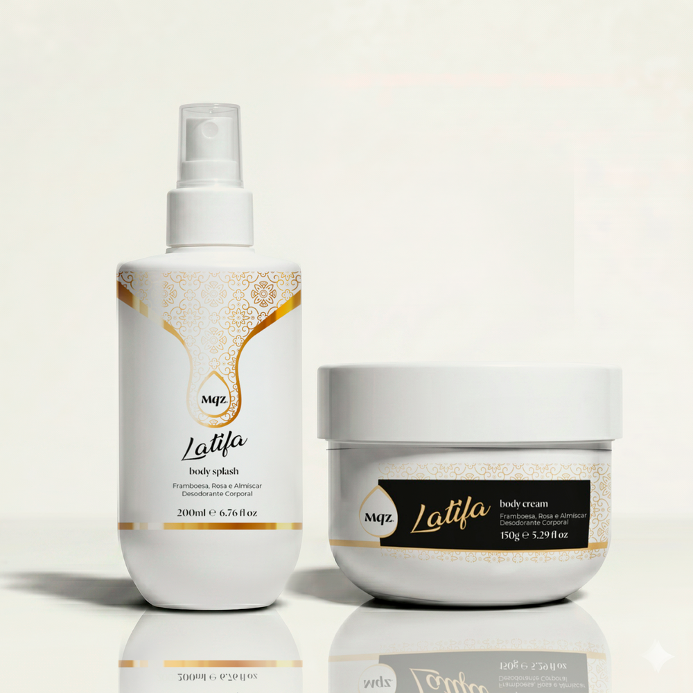 Latifa - Kit Body Cream e Body Splash Desodorante