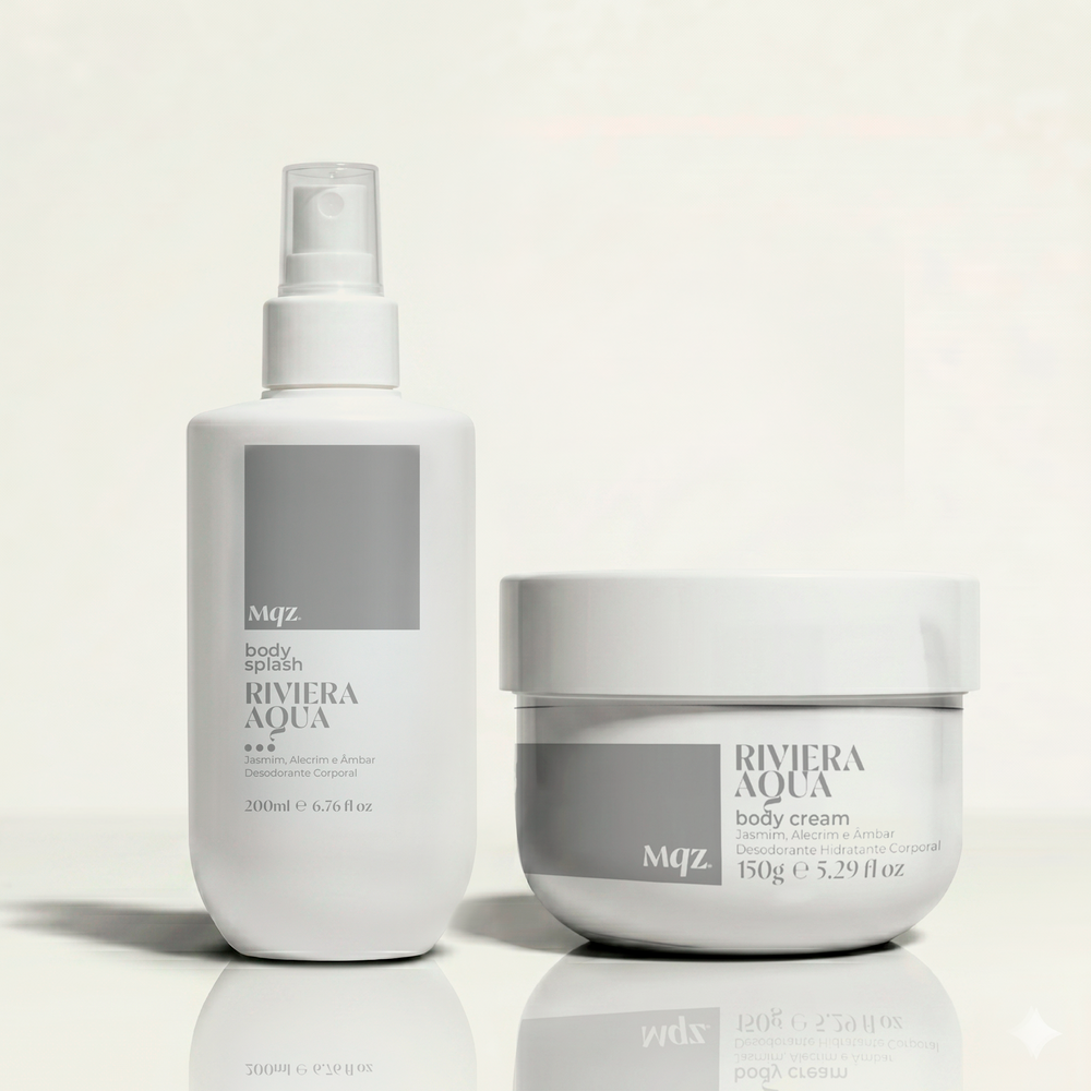 Riviera Aqua - Kit Body Cream e Body Splash Desodorante