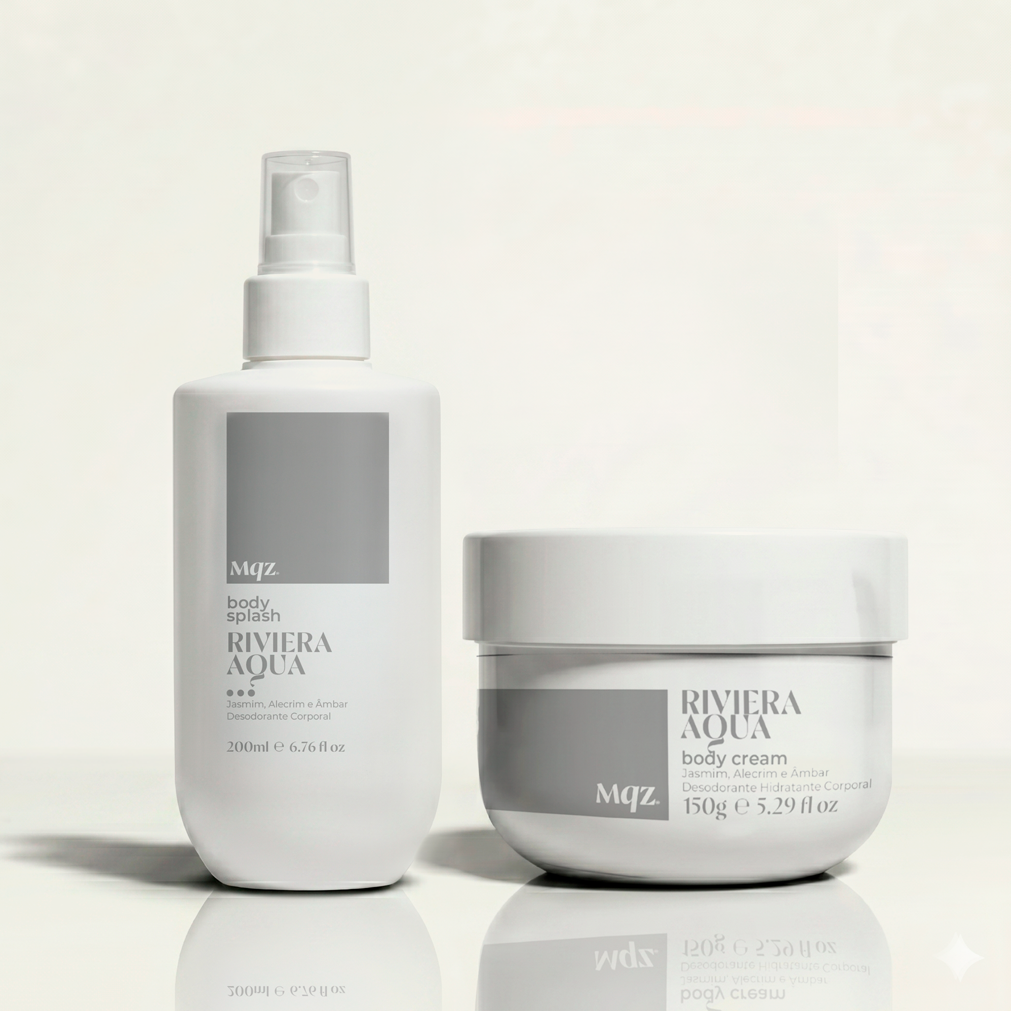 Riviera Aqua - Kit Body Cream e Body Splash Desodorante